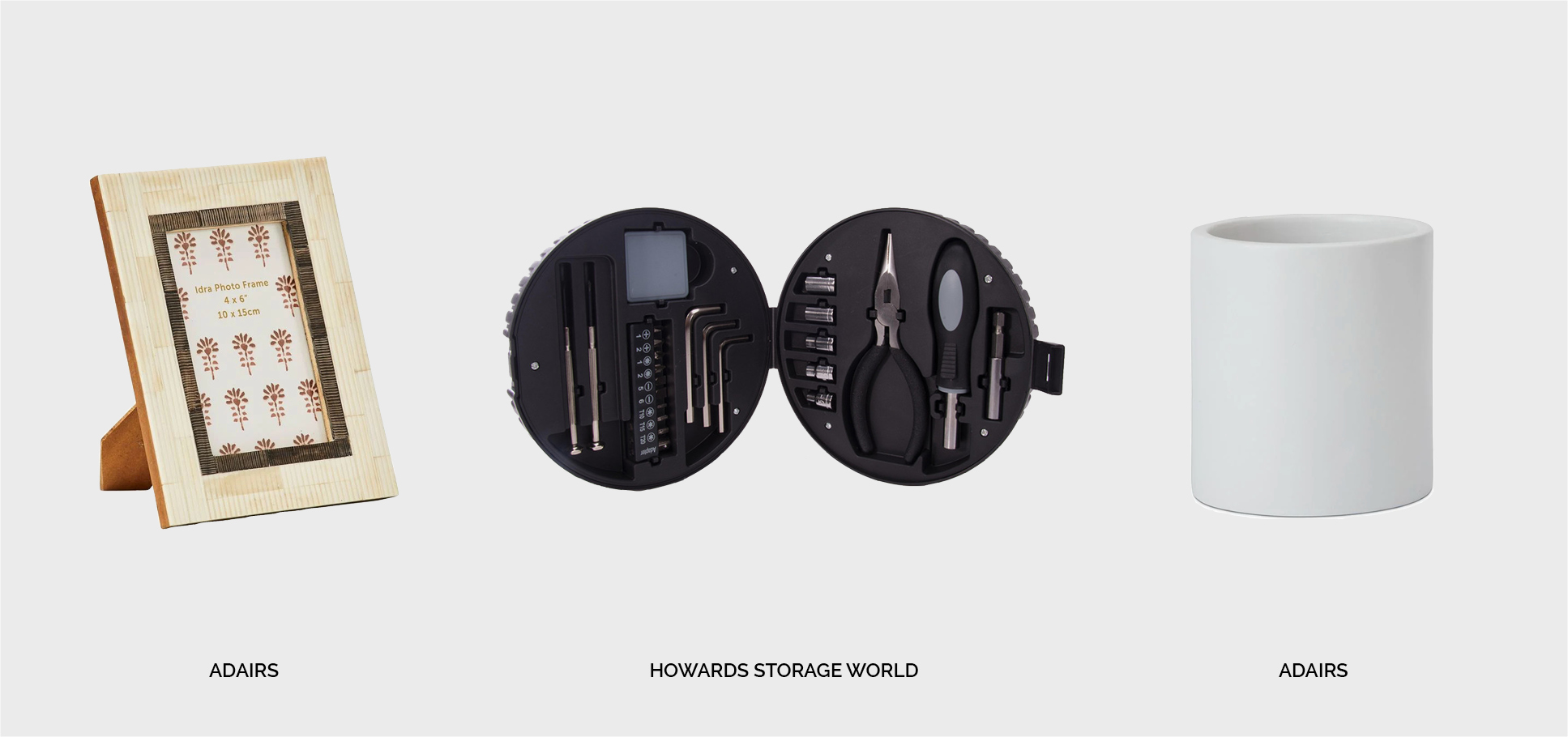 Father's Day gift ideas picture frame toolkit pen holder